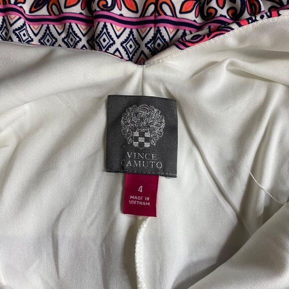 Vince‎ Camuto Womens Sleeveless Printed Shift Dress  Multicolor size 4 - Picture 6 of 6